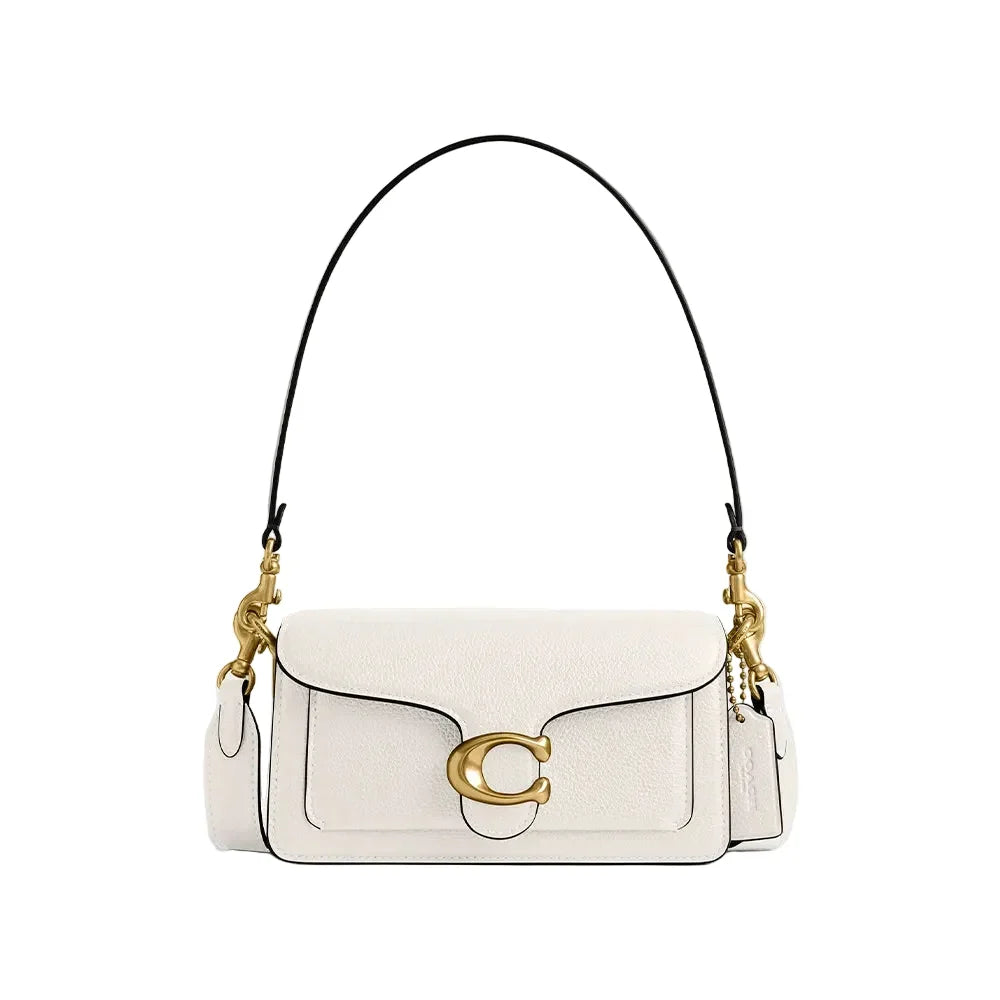 Tabby Shoulder Bag  26 - Brass/Chalk