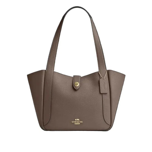 Die Hadley Turnlock Tragetasche – Gold/Dark Stone